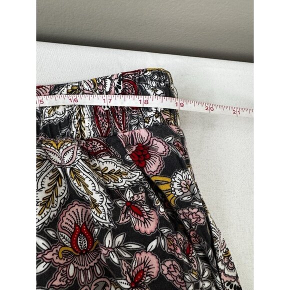 Boho Lagenlook 2X Wide Leg Lotus Paisley Floral Pants Artsy Festival Concert Fit - Picture 7 of 8